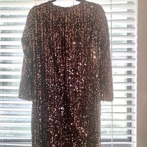 Zara sequin MIDI Dress😍😍😍😍